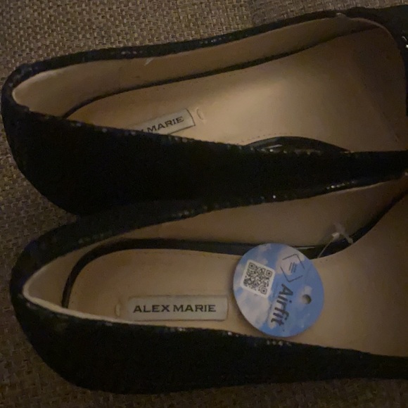 Alex Marie Jennica Embossed Square Toe Pump - Picture 2 of 5